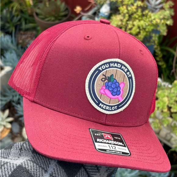 Merlot Trucker Cap - Picture 1 of 12
